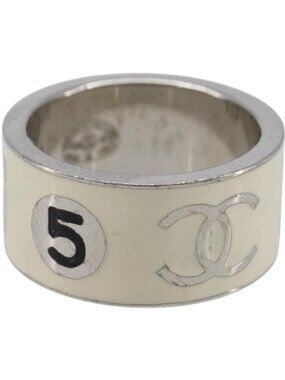 CHANEL Las Vegas Exclusive Playing Cards Casino Ring metal Silver